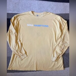 SoulCycle Hamptons  Yellow Long sleeve 2XL